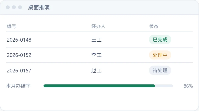 桌面推演