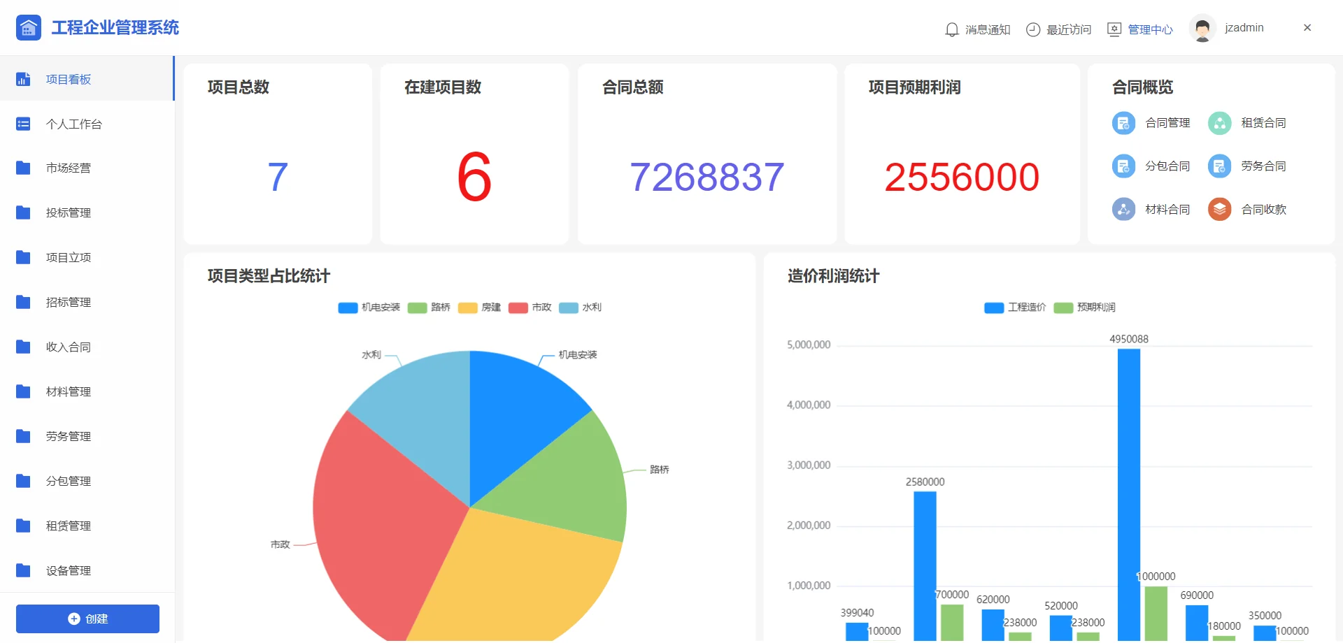 工程项目管理系统